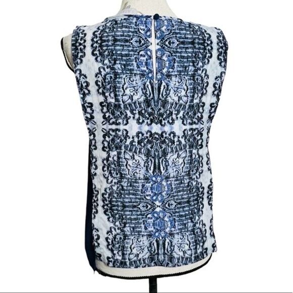 1.STATE Blue Printed Side Panel Tank Top and Matching Shorts Set Size Small - Picture 7 of 16